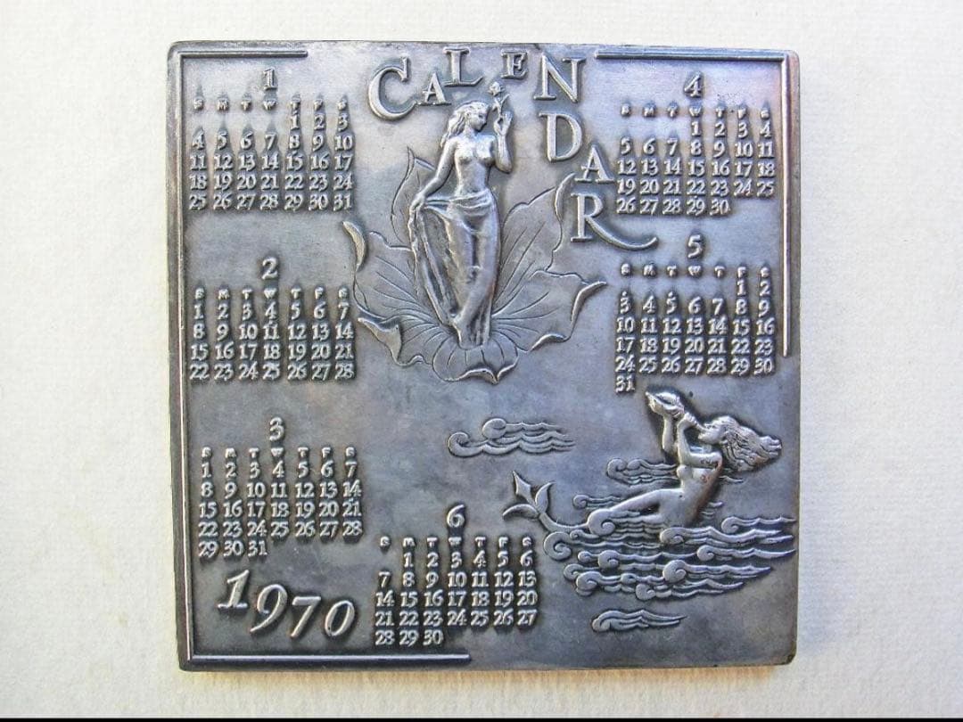 超希少！　日本万国博覧会　1970　カレンダーメダル　-四季の精-　純銀製　銀貨