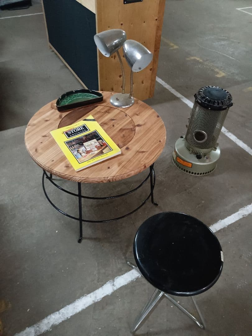 バーベキュー台テーブル　七輪テーブル　ストーブテーブル