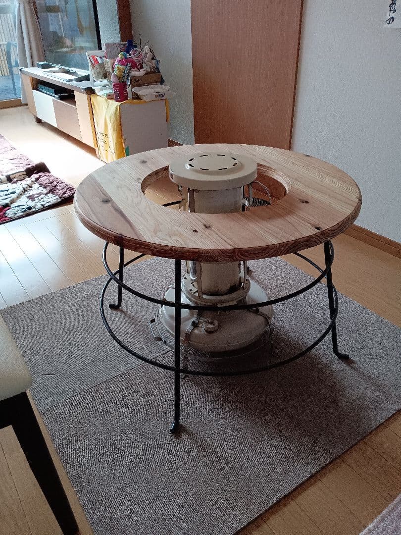 バーベキュー台テーブル　七輪テーブル　ストーブテーブル