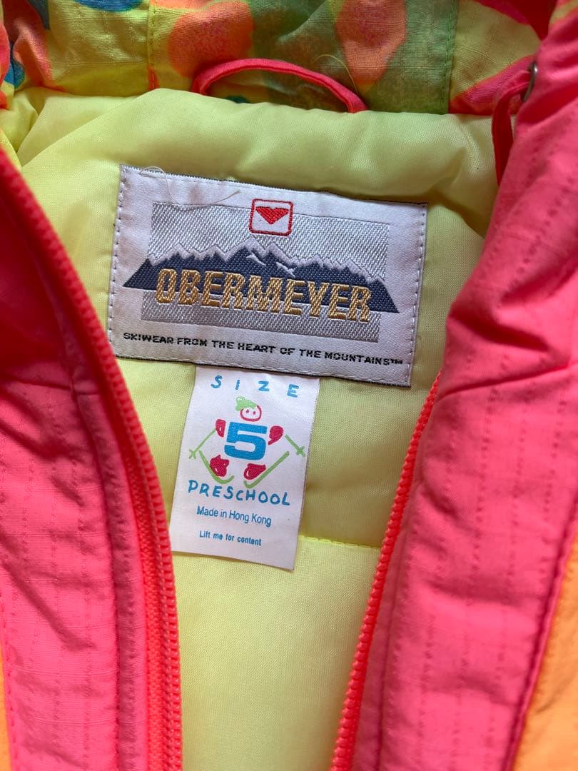 子供用カラフルスキーウェア