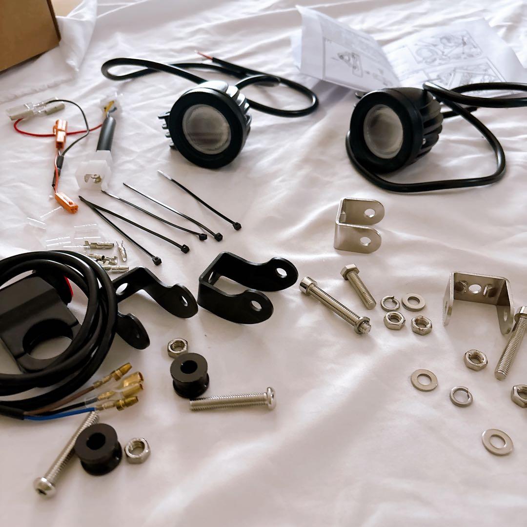 ☆LEDシャトルビームキット CT125ハンターカブ クリア 2灯 ライト