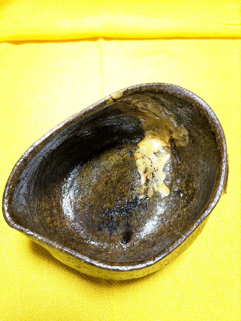 茶道茶碗、建水、石彫建水、世界で一つの建水、倉田辰彦作、日本製