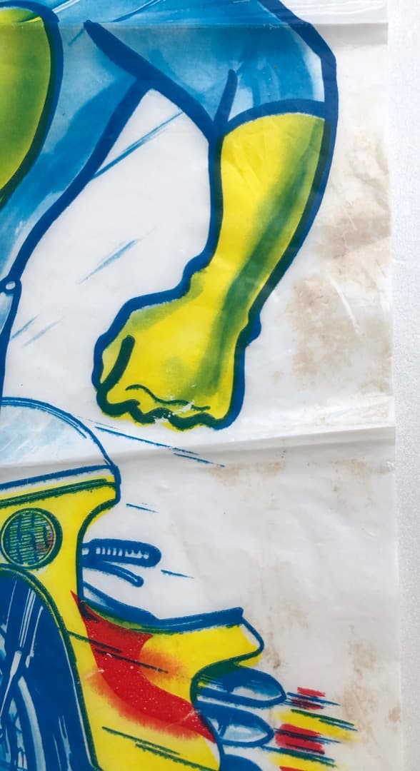 珍品★仮面ライダー わたがし袋★ 旧１号？ 当時物 中古 昭和レトロ 激レア品