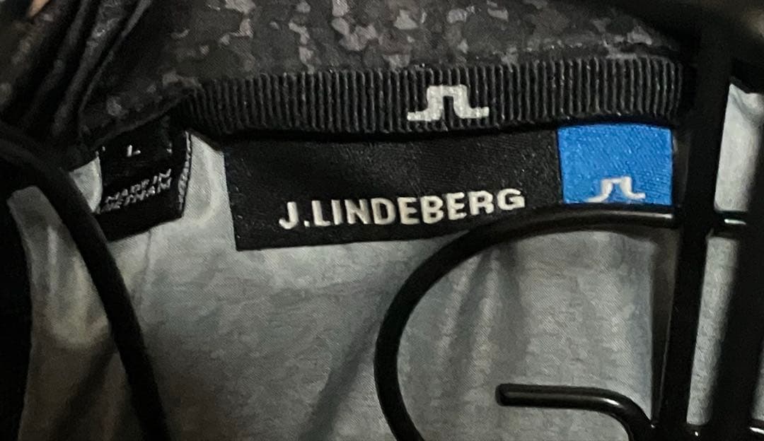 J.リンドバーグ♂ガストJLウインドプロ長袖ジャケット⛳黒XL
