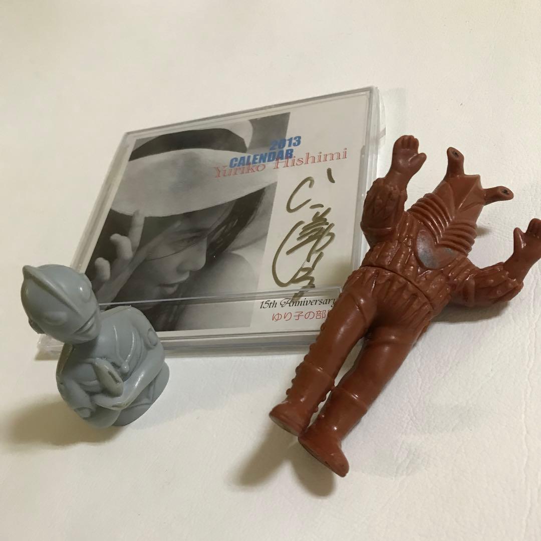 『ペガッサ星人 ひし美ゆり子 ウルトラマン』　ソフビ カレンダー ポリ人形 特撮