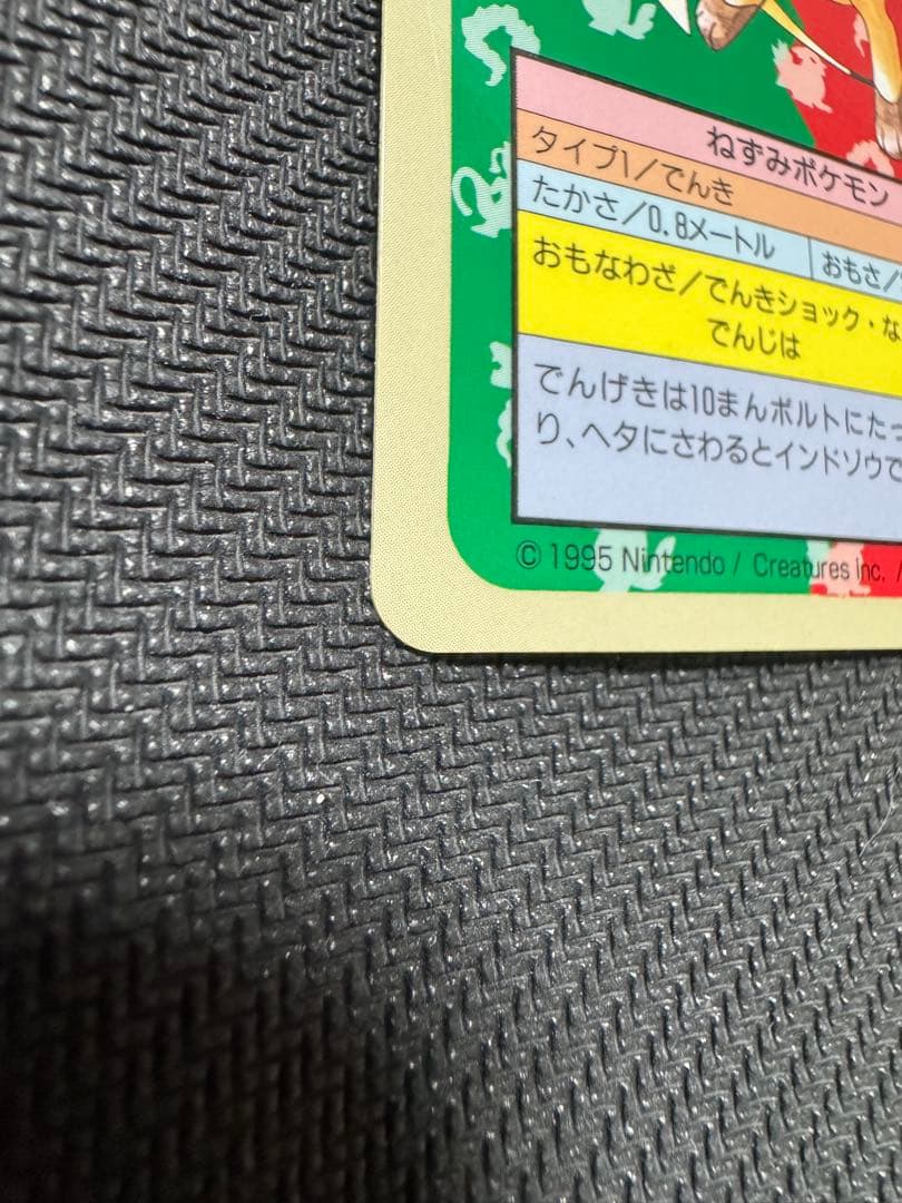 トップサン　番号なしエラー　ライチュウ ポケモン 青裏