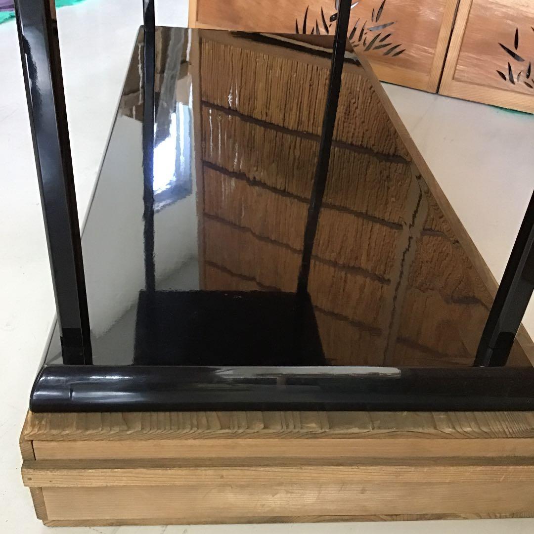 骨董品 茶道具 台子　輪島塗 能修 台子 共箱　 S1925TN