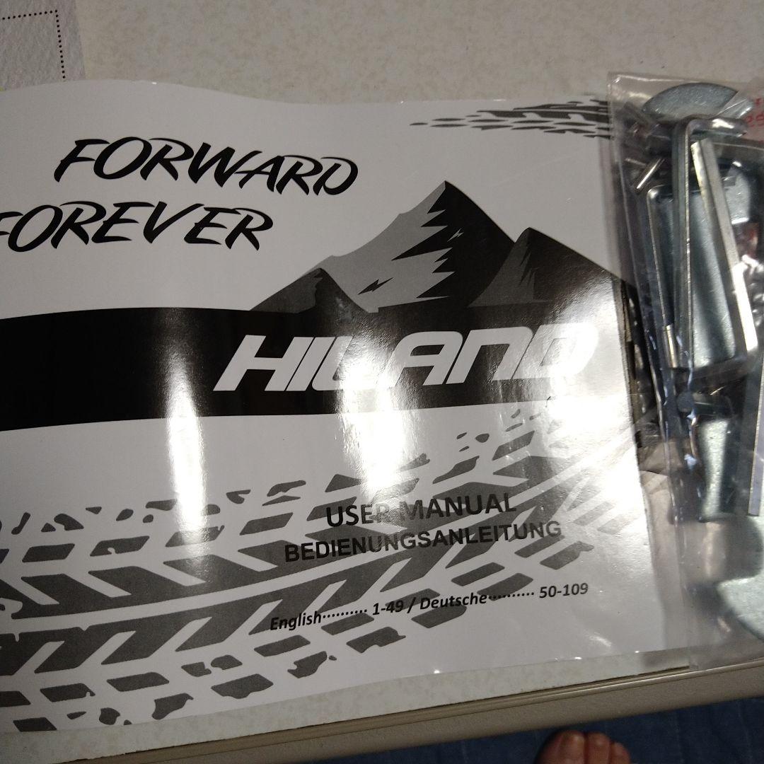 HILANDO クロスバイク 青/オレンジ 自転車 シマノ製14段変速