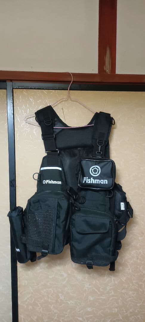 Fishman フィッシングベスト ブラック