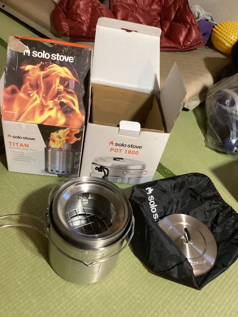ソロストーブ TITAN + POT 1800 未使用