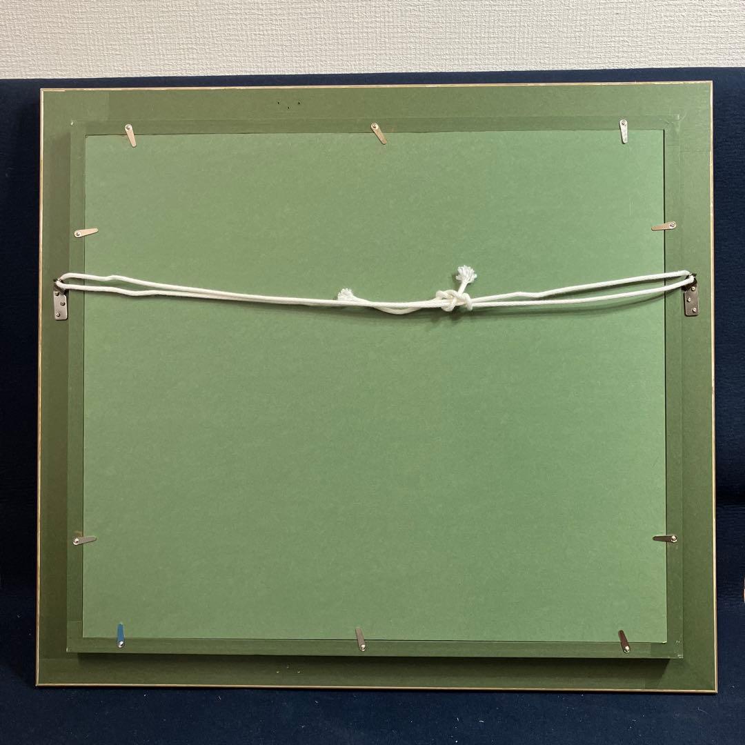 油彩　垣内カツアキ　「富士と紅白梅　F10」