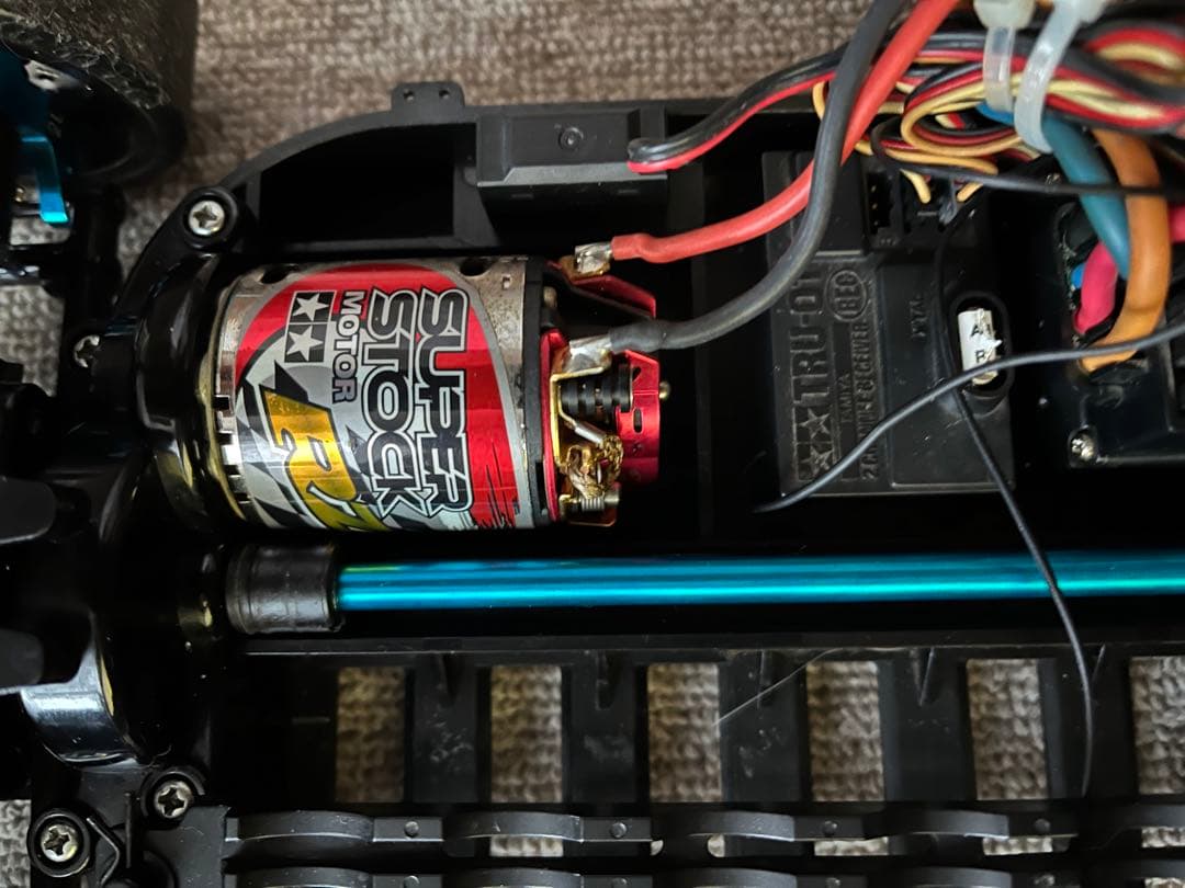 タミヤ TT-01 80スープラボディ ドリラジ 動作OK