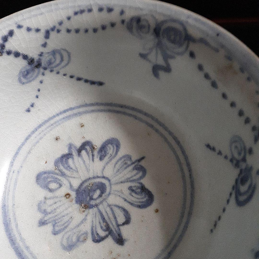 中国明朝中期頃の染付け碗