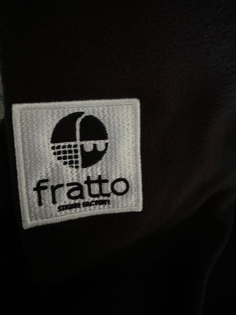 fratto 黒ジップアップ　フリース3L