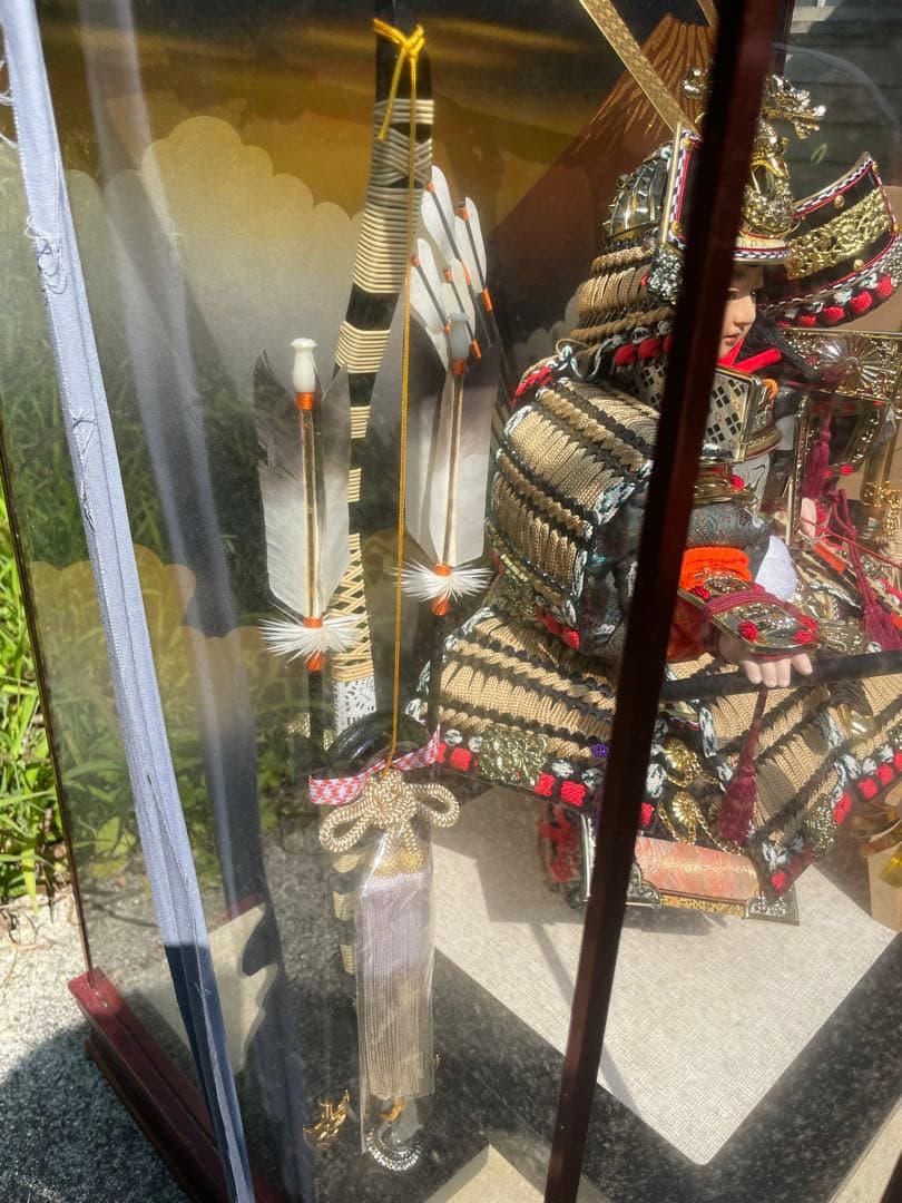 12号　童大将　 五月人形　端午の節句　ケース飾り　五月人形　子どもの日　レトロ