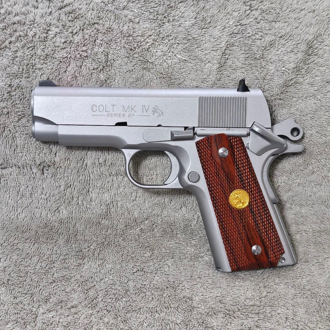 WA 純正HWガスブロ コルト オフィサーズ オールシルバー