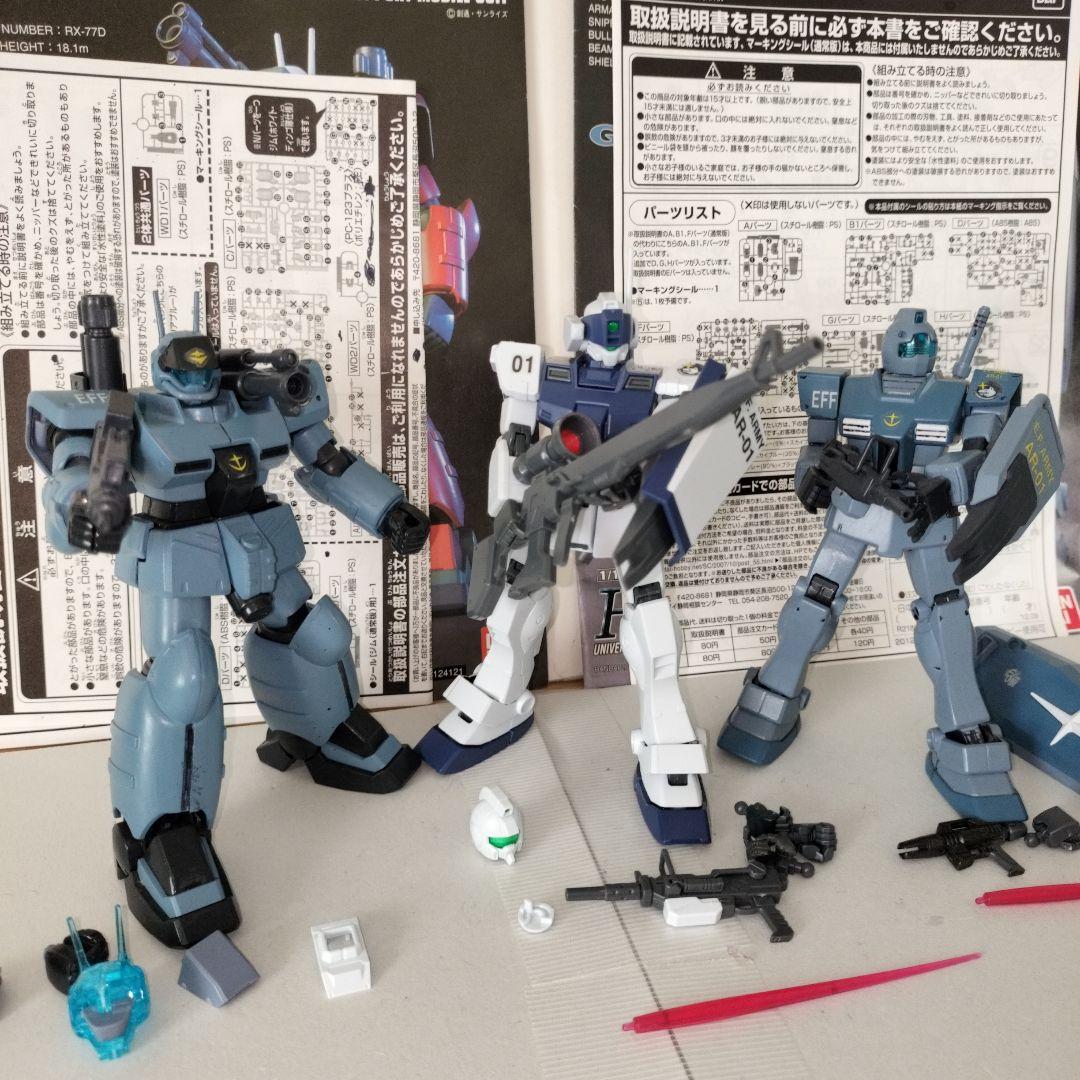 HG1/144 ジム・スナイパーⅡ ジム 量産型ガンキャノン ホワイトディンゴ隊