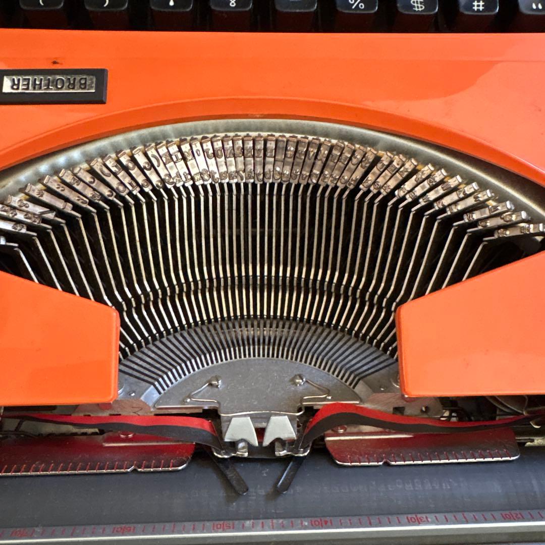 BROTHER YOUNG ELITE タイプライター オレンジ