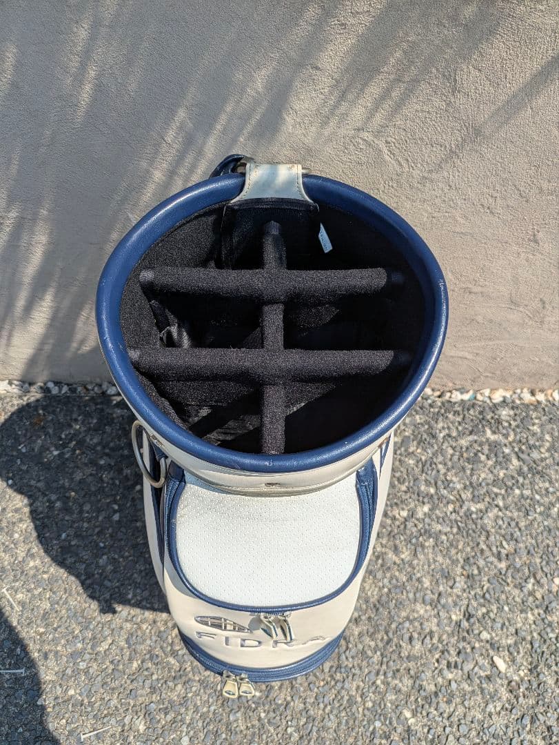 フィドラ大型キャディバッグ中古メンズFIDRAゴルフクラブバッグオシャレ