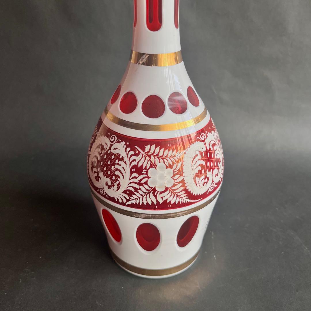 ★アンティーク ★パリ発エキゾチックな 　ガラス製ボトル•置物•装飾品