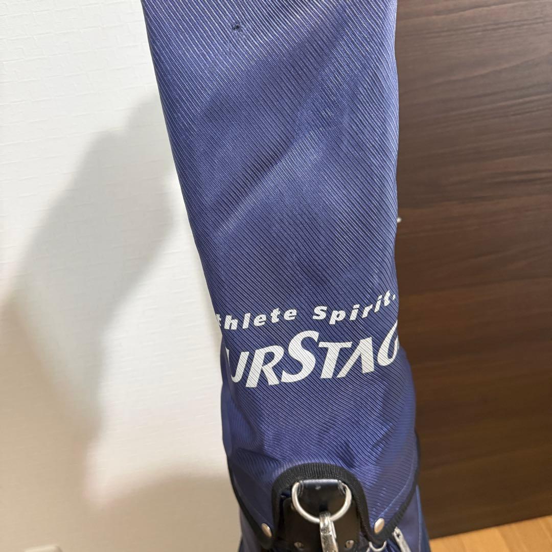 BRIDGESTONE TOURSTAGE キャディバッグ ゴルフバッグ 紺/黒