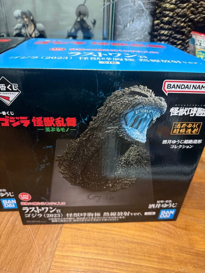 一番くじ ゴジラ A賞　ゴジラ　ラストワン　熱線放射ver. E賞ヘッドコンプ