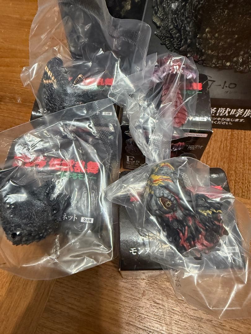 一番くじ ゴジラ A賞　ゴジラ　ラストワン　熱線放射ver. E賞ヘッドコンプ