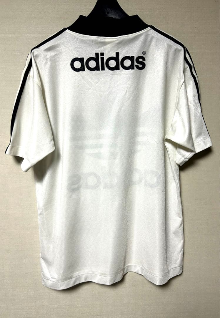 90s adidas アディダス ヴィンテージ ビッグトレフォイル ゲームシャツ