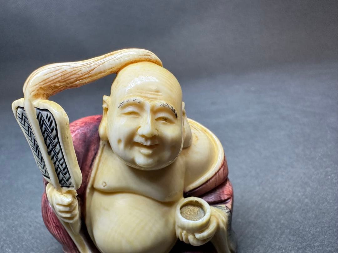 極上　置物　仏像　和彫　天然素材　アンティーク　　骨董　飾り物　古美術品