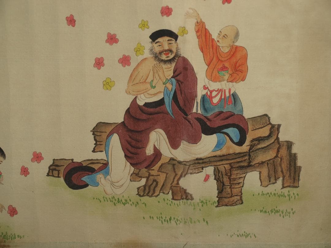 中国明時代の絵　李漾作 激安骨董品　肉筆保証古美術 BD404A3-3