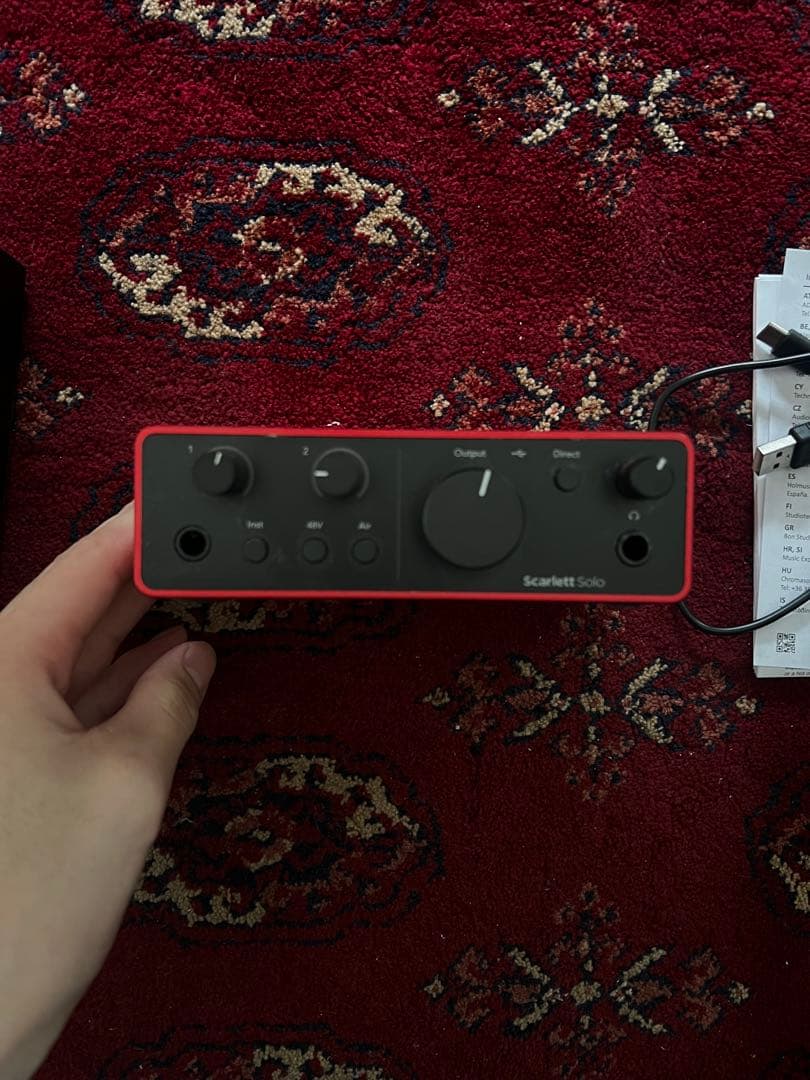 DTM・DAW Focusrite Scarlett Solo (gen. 4)