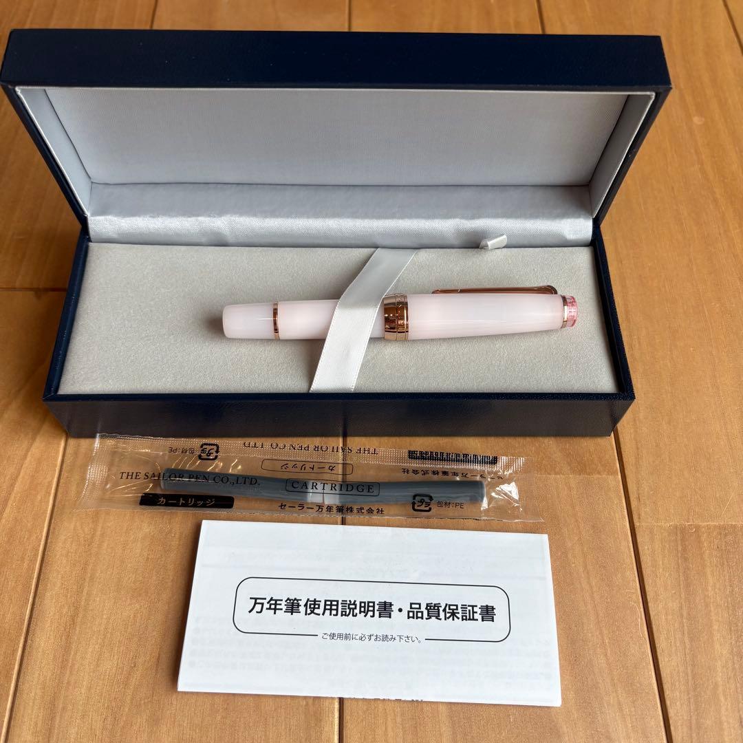 万年筆　八文字屋オリジナル　 久保桜ブルームピンク　パルム　MF