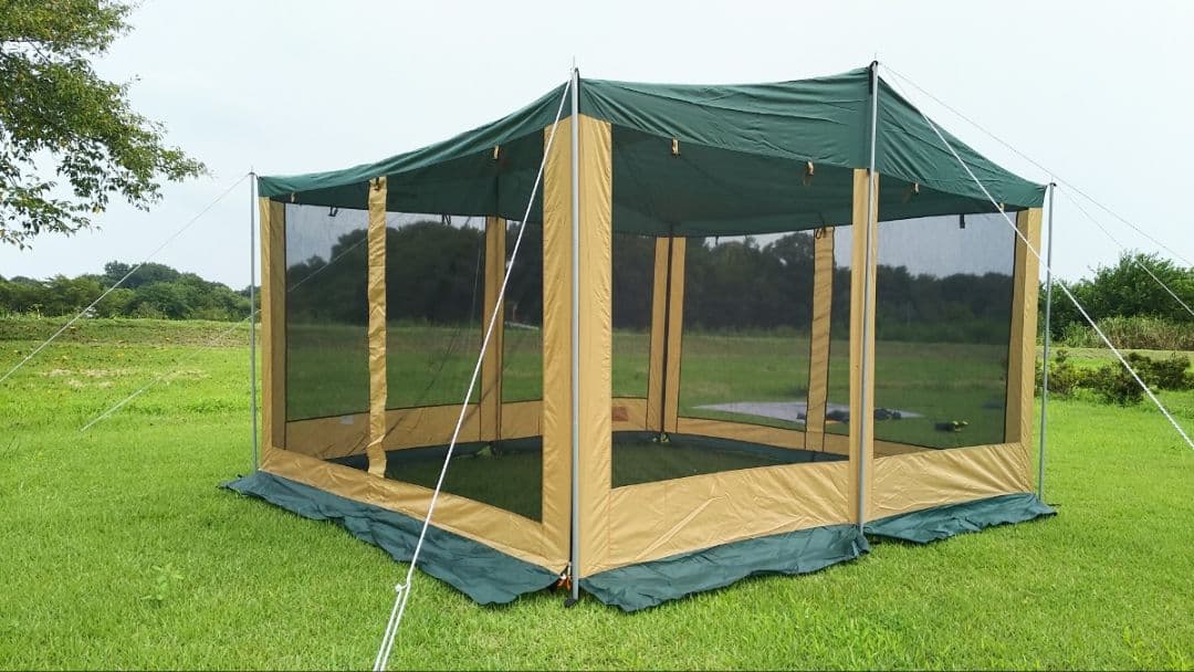 【美品】　コールマン　スクエアスクリーン　タープ340