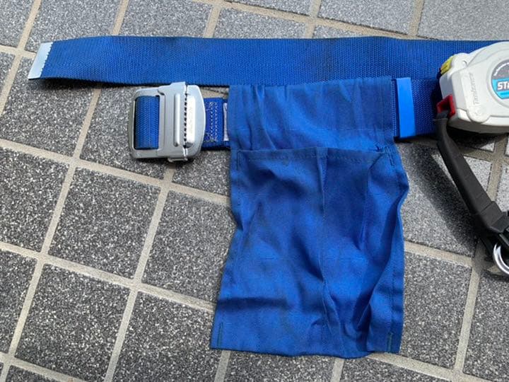 新規格適合品　タニザワ　胴ベルト型ランヤード　ロック機能付き　新規格安全帯