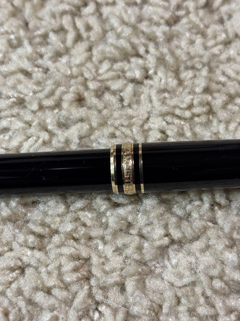モンブランマイスターシュティックボールペン　ケース・未使用芯黒2本付　ネーム入