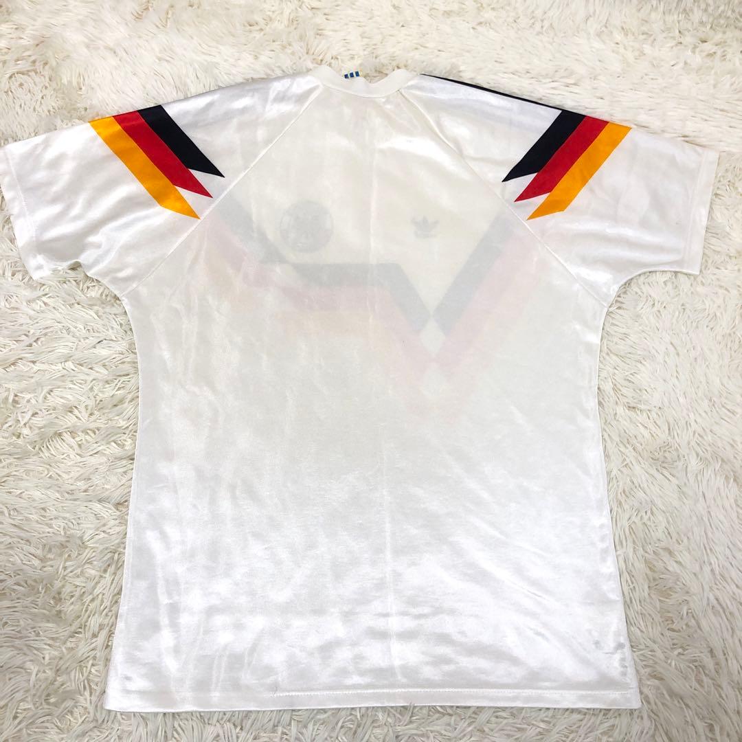 90s ドイツ製 adidas サッカー ドイツ代表 フットボール Tシャツ L