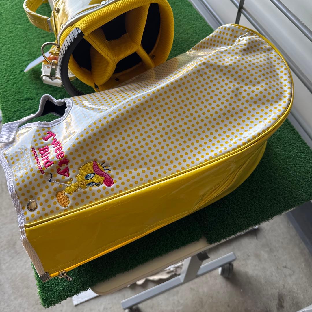 ルーニーチューンズ　キャディバッグ　レディースクラブセット付き