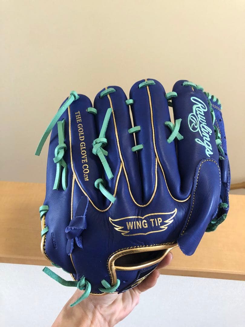 Rawlings Hyper Tech グローブ 青色 投手用グローブ