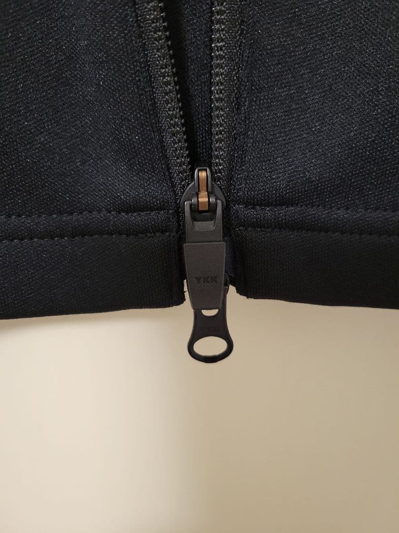 【美品】Admiral　テニス　ジャケット　ブラック　M　ダブルジッパー