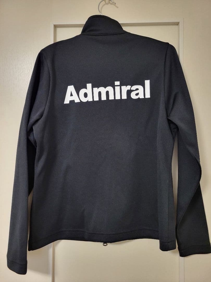 【美品】Admiral　テニス　ジャケット　ブラック　M　ダブルジッパー