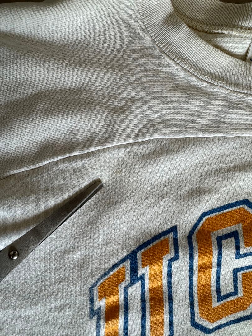 80s トリコタグ Champion チャンピオン UCLA フットボール L