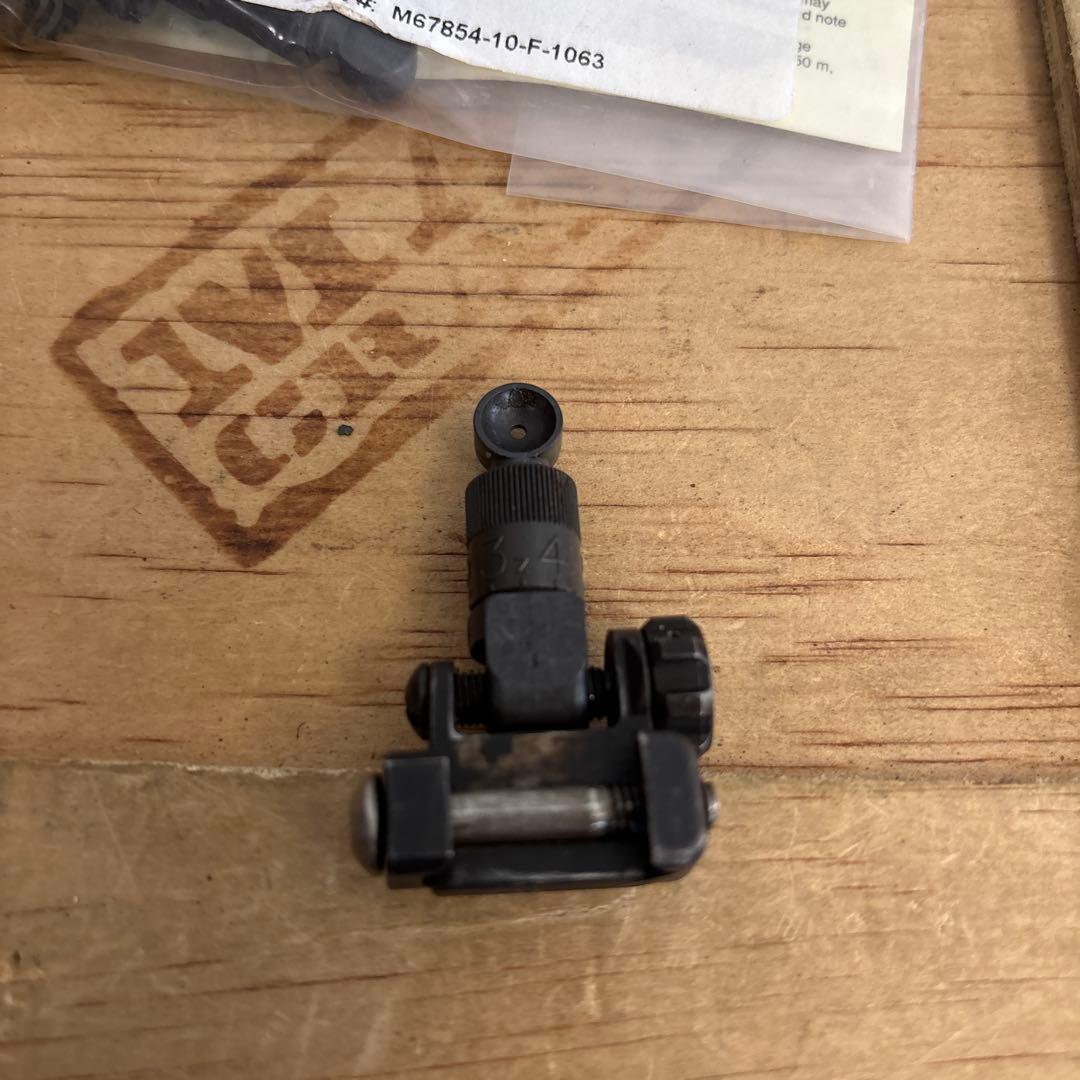 初期型　未使用　米軍実物　KNIGHTS リアサイイト 600 METER ⑩