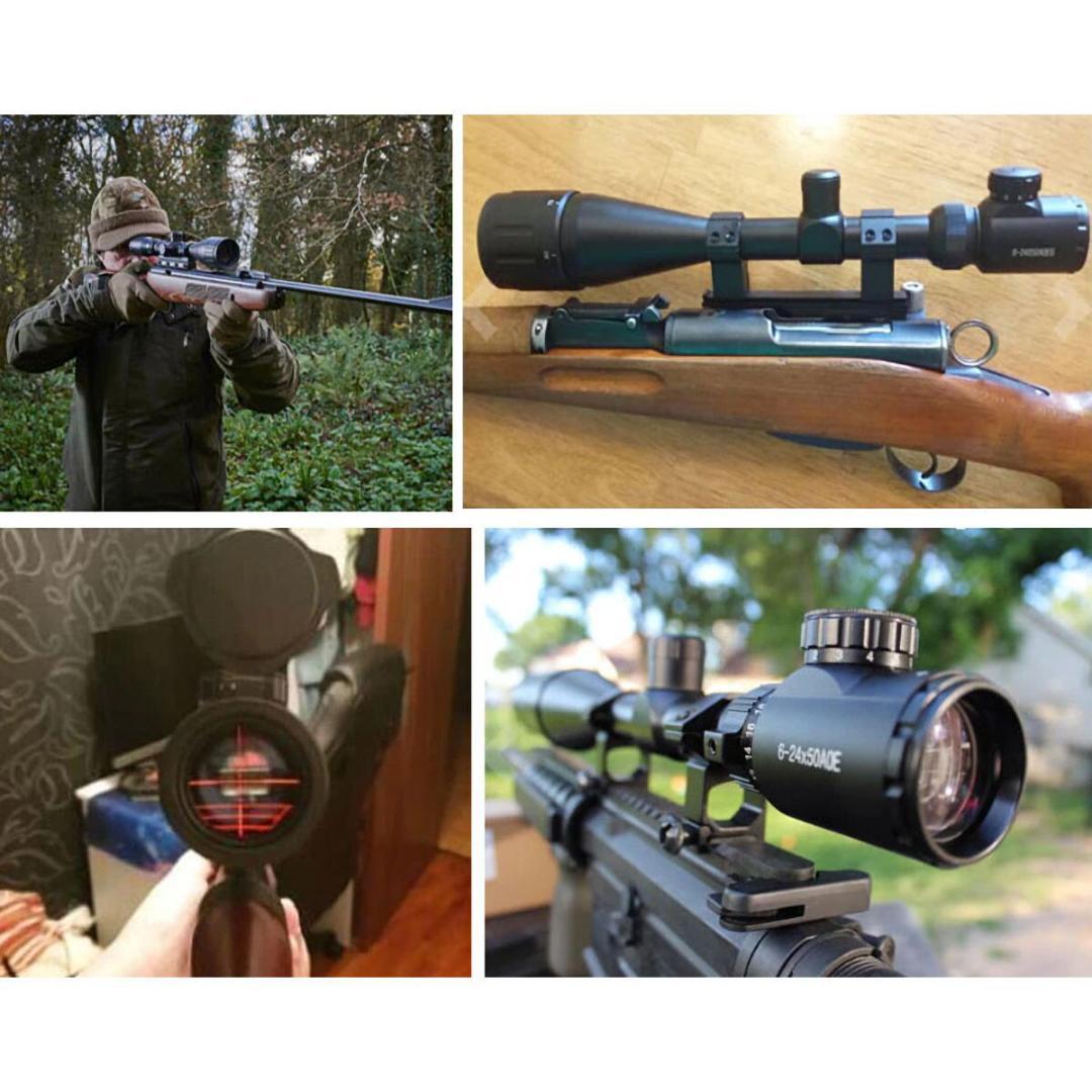 Bestsight製 実銃用 スコープ 倍率 6倍～24倍 レンズ径 50mm