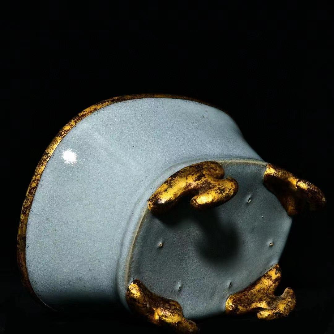 中国古美術・旧蔵の陶磁器、鎏金水仙の鉢・書道具・筆洗・案頭・置物・文房具・賞物