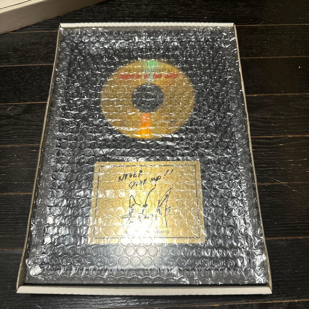 た*ん様 新品未使用　長渕剛　ゴールドディスク　当時品　公式グッズ