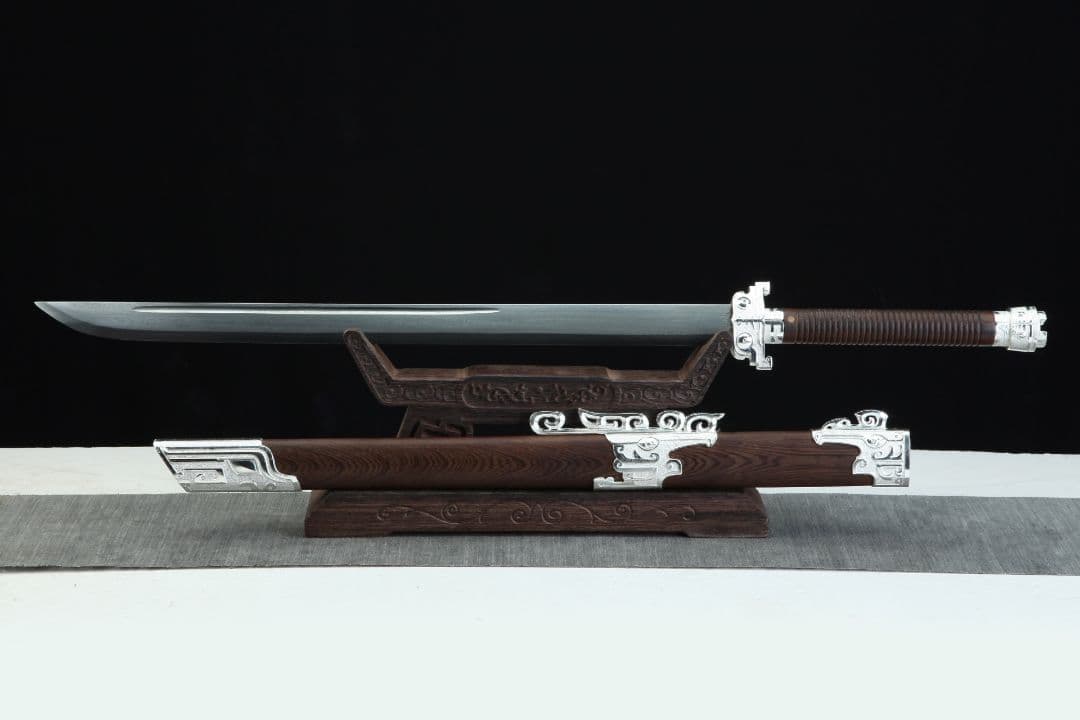 1059-武具 刀装具 日本刀　模造刀 居合刀 武士道 武蔵 鑑賞用 手鍛造打