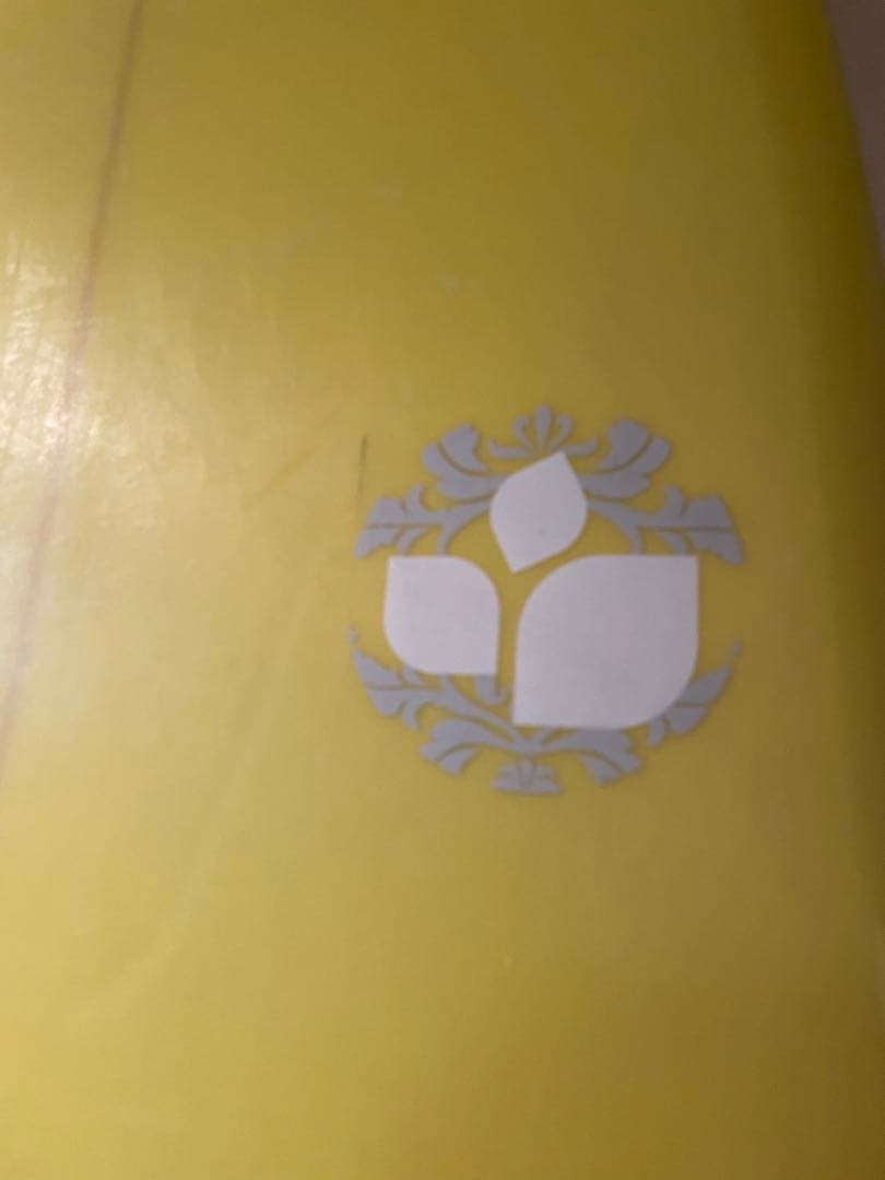 イエローサーフロングボード　THREE WEATHER