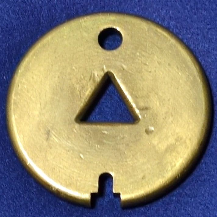 鉄道関連グッズ：鉄道タブレット 通票玉4点(当時物)