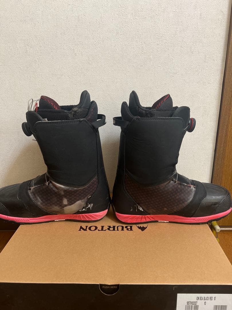 BURTON ION BOA バートンアイオンボアブラック/レッド スノボブーツ