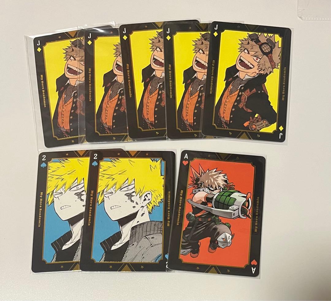 ヒロアカ 爆豪勝己 セット トランプ ポストカード 他